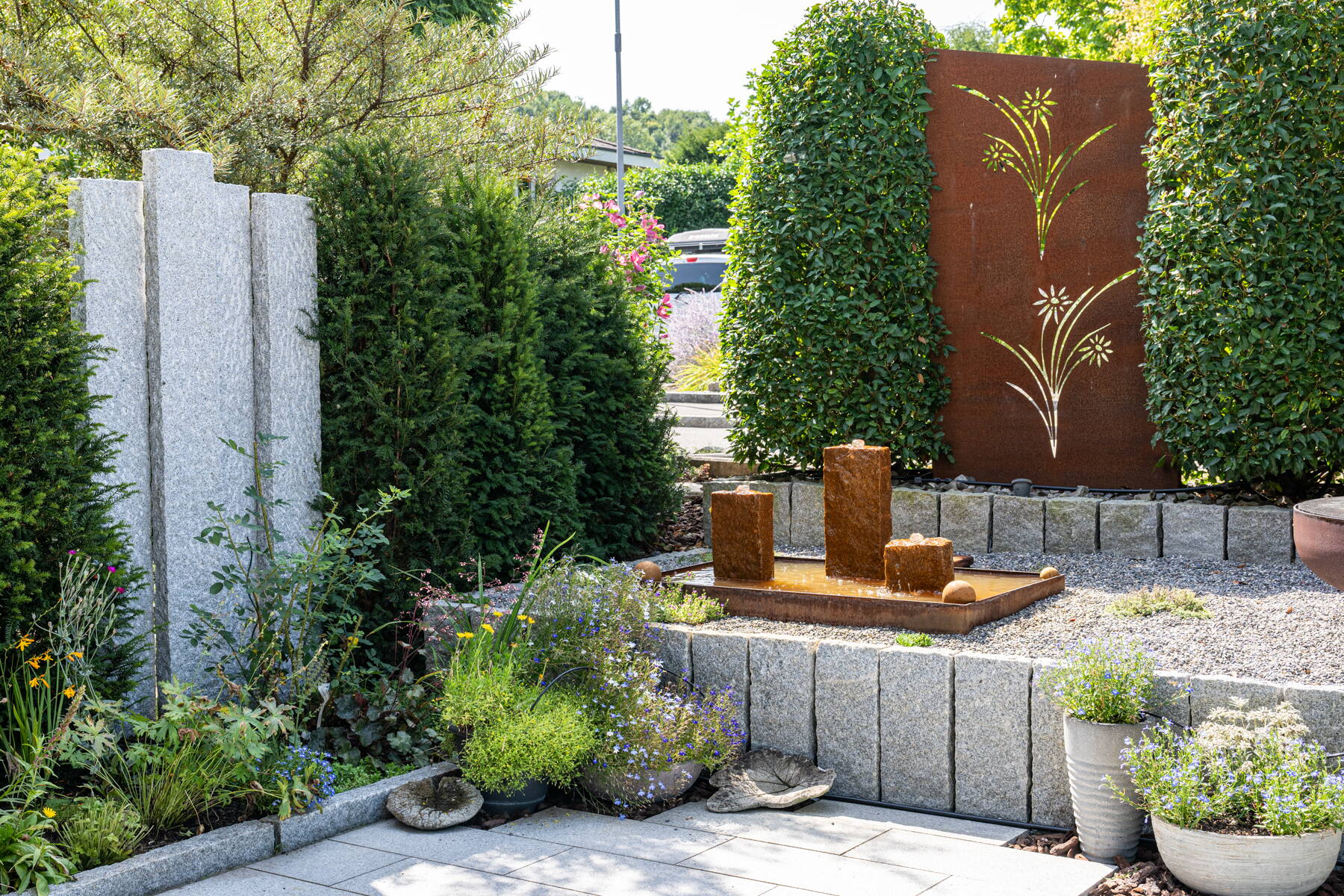 Gartengestaltung schöner Garten